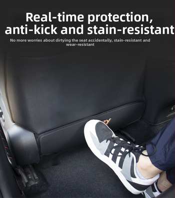 Jastuk za zaštitu stražnjeg naslona automobila s pretincom za skladištenje - PU materijal, prilagodba, ispis logotipa