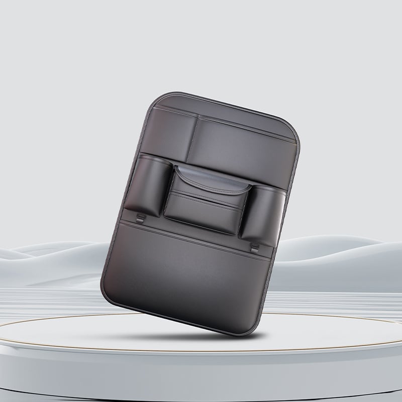 Kožna viseća torbica za stražnji dio sjedala automobila, vodootporna, univerzalna kompatibilnost