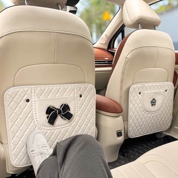 Αντι-κρούση προστατευτικό μαξιλαράκι για το πίσω κάθισμα αυτοκινήτου, δερμάτινο, κατάλληλο για όλες τις εποχές