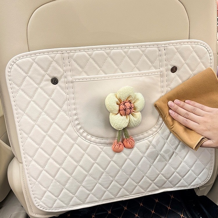 Αντι-κρούση προστατευτικό μαξιλαράκι για το πίσω κάθισμα αυτοκινήτου, δερμάτινο, κατάλληλο για όλες τις εποχές