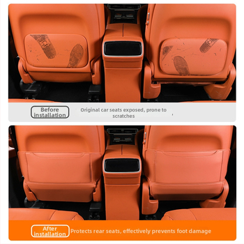 Jueyue Kick Pad από δέρμα για την πίσω πλάτη δεύτερης σειράς καθισμάτων AITO Wenjie M8/M9, στυλ M9