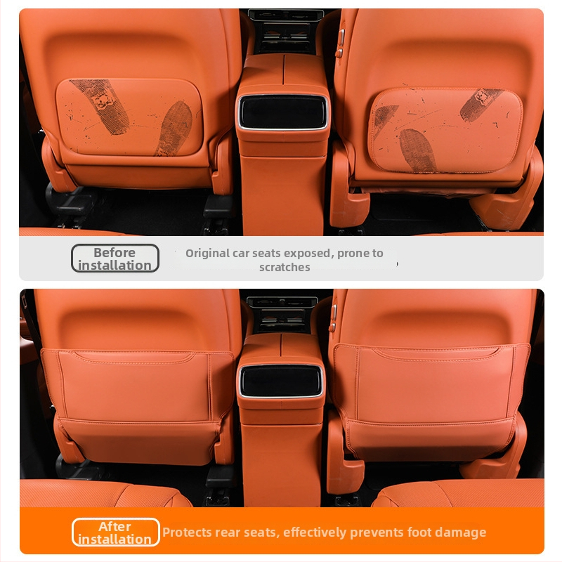 Jueyue Kick Pad από δέρμα για την πίσω πλάτη δεύτερης σειράς καθισμάτων AITO Wenjie M8/M9, στυλ M9