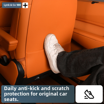 Προστατευτικό πίσω καθίσματος για Lynk & Co 900 με τρεις σειρές – δερμάτινο μαξιλάρι με γέμισμα σπόγγου, μοτίβο μονόχρωμο