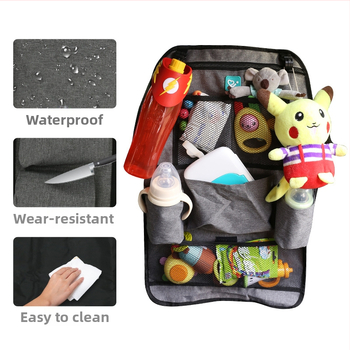 Τσάντα αποθήκευσης πίσω από το κάθισμα αυτοκινήτου, αναδιπλούμενος σχεδιασμός, ύφασμα 300D κατιονικό, εκτύπωση λογότυπου, δυνατότητα παραμετροποίησης, χωρίς επένδυση, κατάλληλη για τεσσερις εποχές