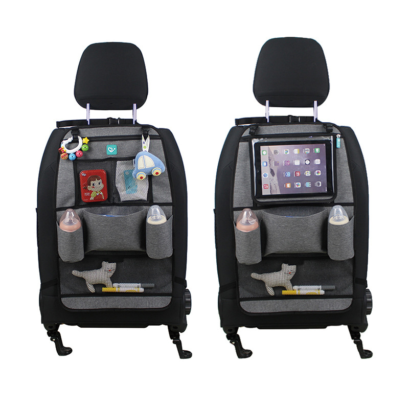 Τσάντα αποθήκευσης πίσω από το κάθισμα αυτοκινήτου, αναδιπλούμενος σχεδιασμός, ύφασμα 300D κατιονικό, εκτύπωση λογότυπου, δυνατότητα παραμετροποίησης, χωρίς επένδυση, κατάλληλη για τεσσερις εποχές