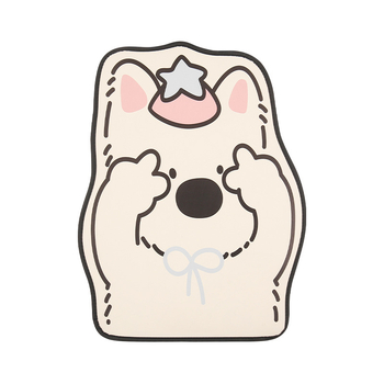 Πάτος προστασίας κατά των κλωτσιών για το πίσω κάθισμα αυτοκινήτου, καθολικό, γλυκό σχέδιο με κινούμενα σχέδια, υλικό PU με αφρώδες γέμισμα