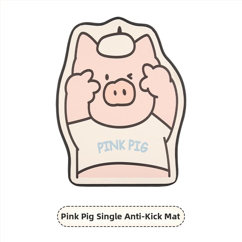 Πάτος προστασίας κατά των κλωτσιών για το πίσω κάθισμα αυτοκινήτου, καθολικό, γλυκό σχέδιο με κινούμενα σχέδια, υλικό PU με αφρώδες γέμισμα