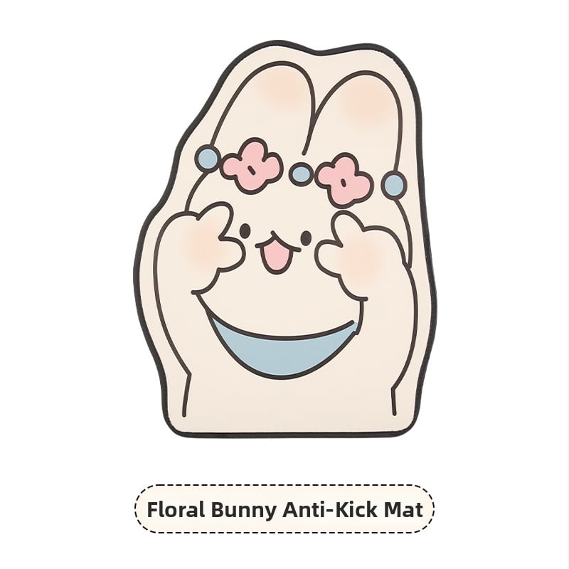 Πάτος προστασίας κατά των κλωτσιών για το πίσω κάθισμα αυτοκινήτου, καθολικό, γλυκό σχέδιο με κινούμενα σχέδια, υλικό PU με αφρώδες γέμισμα