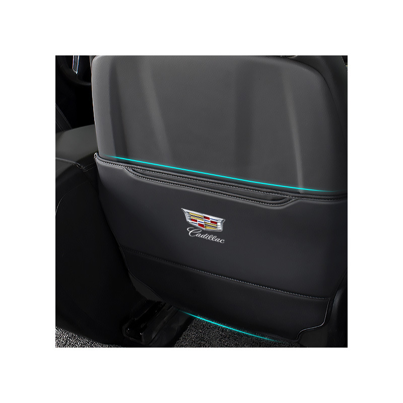 Ülésvédő körbefogó a Cadillac XT4/XT5/XT6/CT4/CT5/CT6-hoz — egész éves használat, mikroszálas bőr, töltőanyagként szivacs, egyszínű dizájn