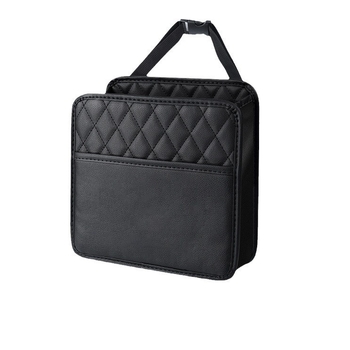 Kožna torba za pohranu za stražnje sjedalo automobila, vodootporni viseći organizator, universalna kompatibilnost, velik kapacitet