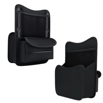 Srednja torbica za pohranu automobilske sjedalice, kožna, vodootporna, viseća (Sredina sjedala; Koža; Vodootpornost; Viseće)