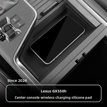 Noble Rudder silikono padėklas centrinės konsolės belaidžio įkrovimo Lexus GX550h – dulkių atsparumas, vidaus apdaila