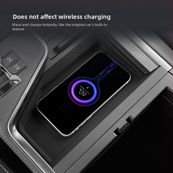 Noble Rudder silikono padėklas centrinės konsolės belaidžio įkrovimo Lexus GX550h – dulkių atsparumas, vidaus apdaila