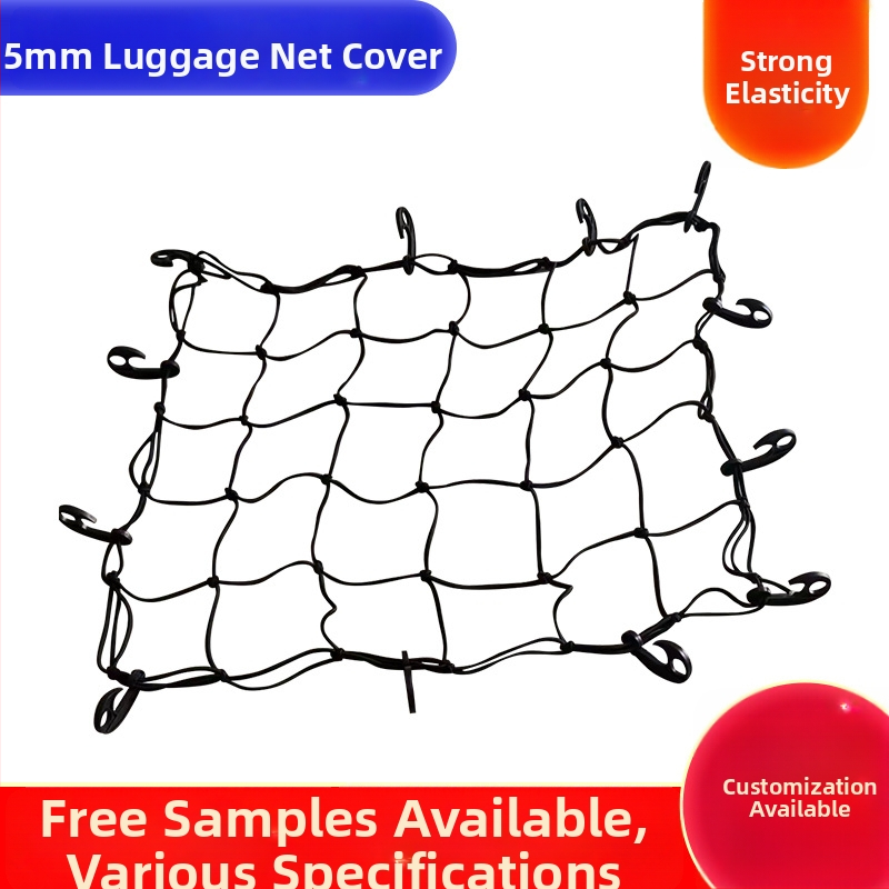 Laikymo krepšys bagažui, gumos medžiaga, universalus suderinamumas, pritaikoma funkcija, pakabinimo tvirtinimas