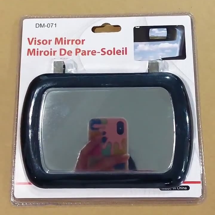 Oglindă de machiaj pentru mașină – clip-on, sticlă HD, potrivire universală, greutate 120 g