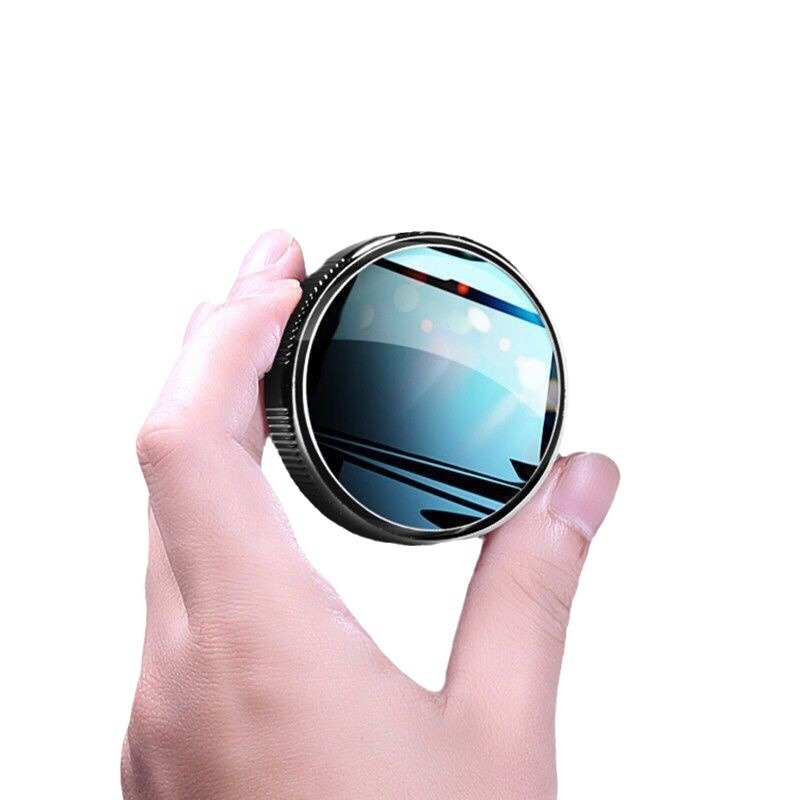 Autó hátsó nézet tükre vákuumos rögzítéssel, 360° forgás, állítható, széles látómezőjű holttér tükör