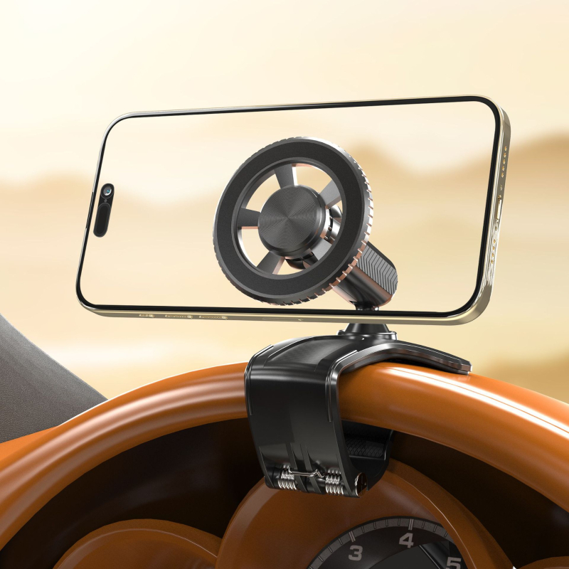 Auto držač za telefon - aluminijska legura, univerzalan za sve telefone, model 202-C, podrška prilagodbi