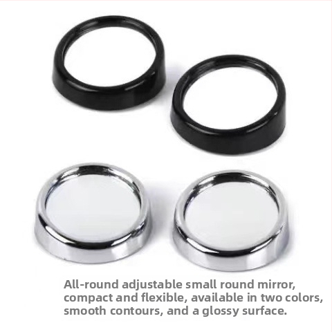 3R-012 Automobilski retrovizor s ogledalom za mrtvi kut, 360° podesivo, HD staklo, malo kružno pomoćno ogledalo