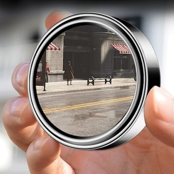 360° rotirajuće malo kružno automobilsko zrcalo sa širokim poljem pogleda unazad, zrcalo za mrtve kutove, u jednoj jedinici