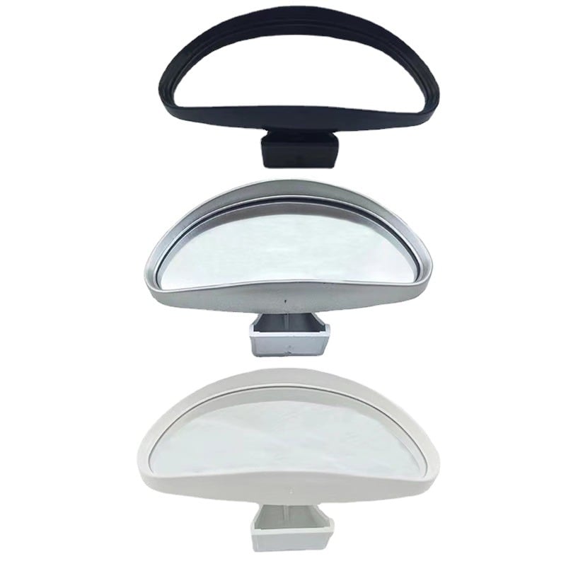 Xinbu Dodatno retrovizijsko ogledalo za auto – zakrivljena površina, veliko vidno polje, ogledalo za mrtve kutove s širokim kutem i malo kružno ogledalo za vožnju unatrag