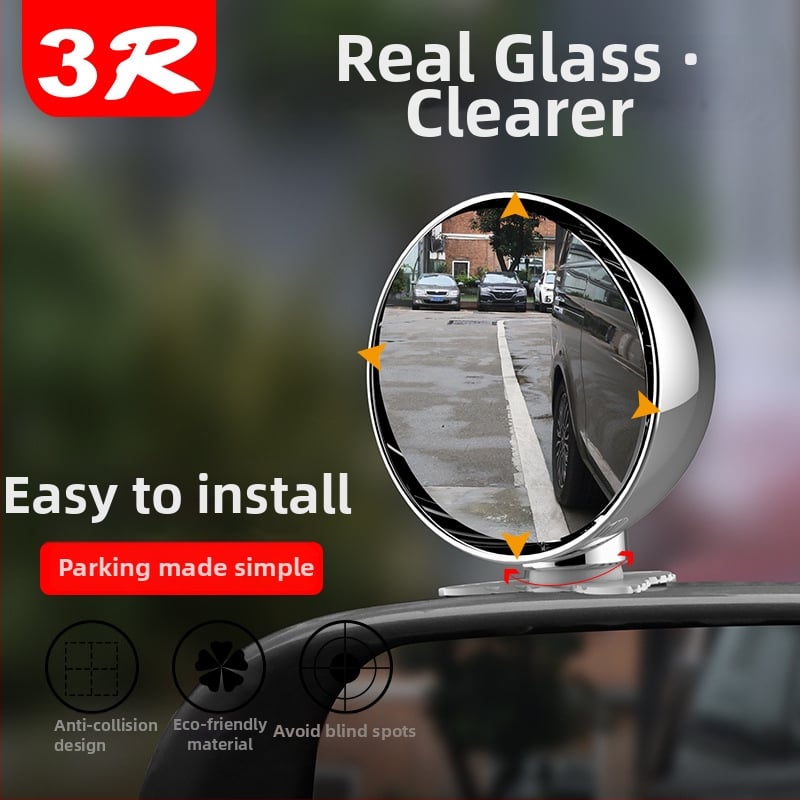 Auto ogledalo za mrtve kutove prednjih i stražnjih kotača, 360° ogledalo za prednji kotač, višenamjensko, desno prednje bočno ogledalo, marka 3R, licencirana privatna oznaka