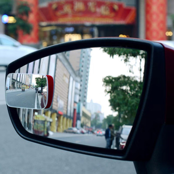 Autóhátsó tükör keret nélküli HD üveggel, holttérhez kiegészítő tükör, CF-301 modell, ragasztóval szerelhető, Chuan feng