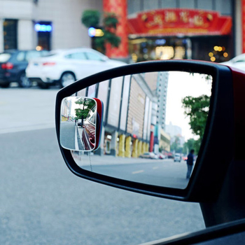 Autóhátsó tükör keret nélküli HD üveggel, holttérhez kiegészítő tükör, CF-301 modell, ragasztóval szerelhető, Chuan feng