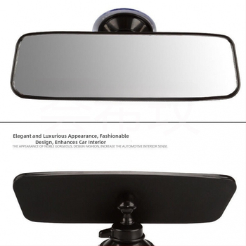 Автомобилно вътрешно огледало за задно виждане с монтаж snap-on, широк ъгъл на виждане, допълнително навигационно огледало, съвместимо с конкретни превозни средства