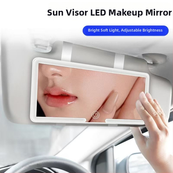 HD zrkadlo na líčenie s trojfarebným LED svetlom, snap-on montáž, univerzálna kompatibilita, hmotnosť 220 g