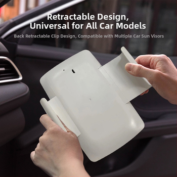 LED kozmetické zrkadlo do auta - montáž snap-on - univerzálna kompatibilita - jednoduchý štýl