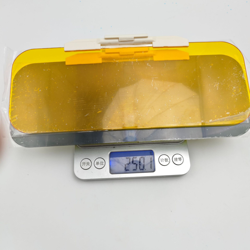 Oglindă interioară auto anti-reflexie cu prindere prin clemă, vizor cu unghi larg, zi/noapte, model YW-006, PVC, reglaj 180°, 348 g cu cutie