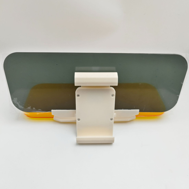 Oglindă interioară auto anti-reflexie cu prindere prin clemă, vizor cu unghi larg, zi/noapte, model YW-006, PVC, reglaj 180°, 348 g cu cutie