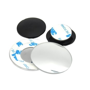 Autóhoz való kerek tükör, 360° hátsó nézet, segítő a holttérben, HD fényvisszaverő felület