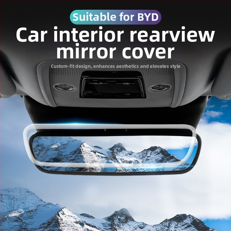 Silikónový kryt rámu spätného zrkadla, univerzálny BYD, zapínanie na snap, 20 g