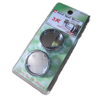 3R Automobilio 360° aklųjų zonų veidrodis, apvalus, HD stiklas, konveksinis