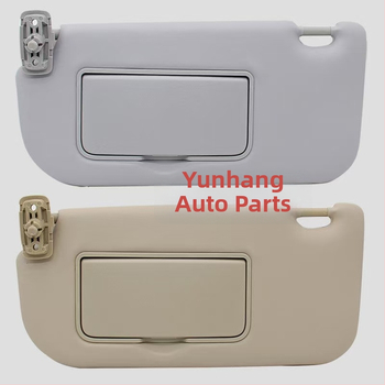 Kia Sportage 2005-2015 napellenző kozmetikai tükörrel, snap-on szerelés, logó nyomtatás, minimalist stílus