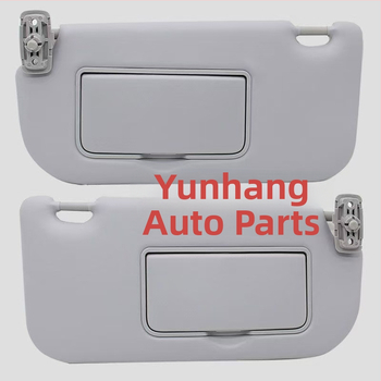 Kia Sportage 2005-2015 napellenző kozmetikai tükörrel, snap-on szerelés, logó nyomtatás, minimalist stílus