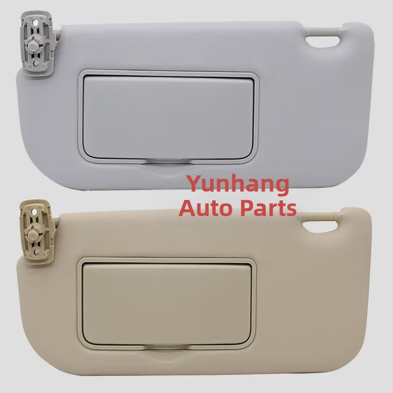 Kia Sportage 2005-2015 napellenző kozmetikai tükörrel, snap-on szerelés, logó nyomtatás, minimalist stílus