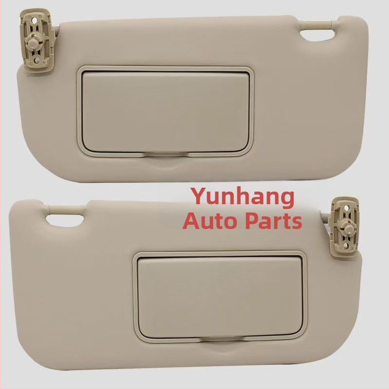 Kia Sportage 2005-2015 automašīnas saules aizsargs ar kosmētisko spoguli, Snap-On uzstādīšana, logotipa drukāšana, minimālistiskais stils