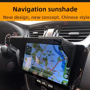 Autó napvédő árnyékoló GPS-navigációhoz — univerzális, Snap-on telepítés, nordikus stílus