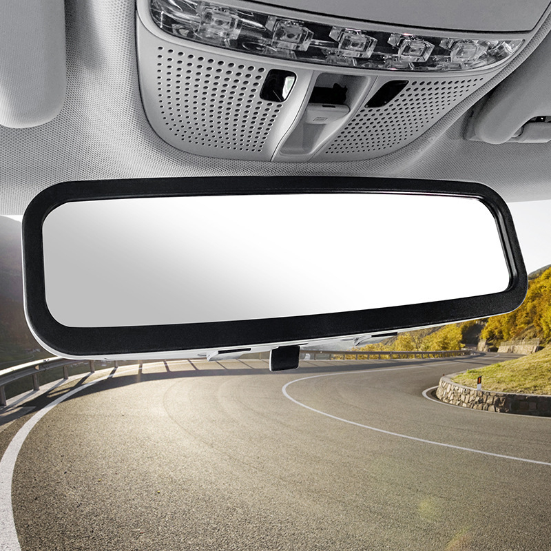 HD smink-tükör autóhoz snap-on felszereléssel, 400 g, testreszabható, általános kompatibilitás