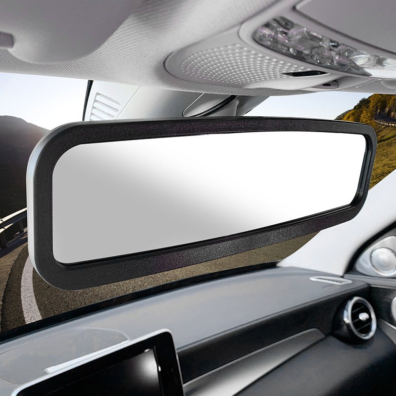 HD smink-tükör autóhoz snap-on felszereléssel, 400 g, testreszabható, általános kompatibilitás