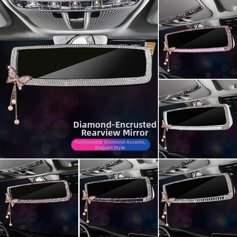 Rui Jian autóhátsó visszapillantó — Snap-on telepítés, univerzális kompatibilitás, minimalist stílus.