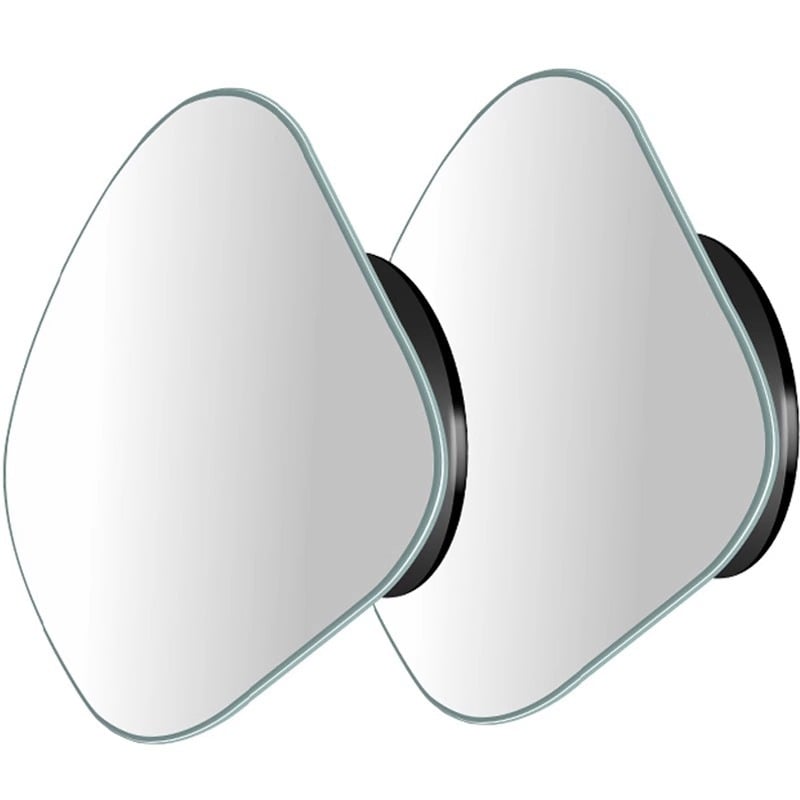 Automobilio atbulinio vaizdo veidrodėlis priedas, apvalus veidrodėlis aklai zonai, 360° plataus kampo, HD aiškumas