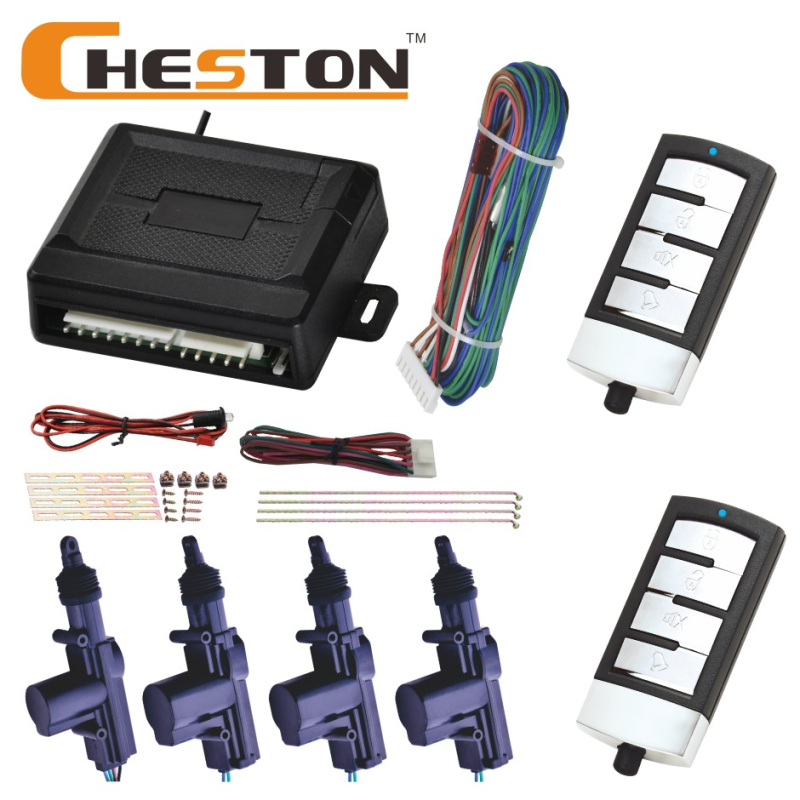 Daljinski upravljani središnji sustav zaključavanja automobila s dvostrukim bljeskom – ABS, 12V, motorni, 100000 ciklusa, težina 1100 g