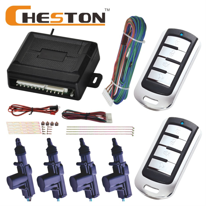 Daljinski upravljani središnji sustav zaključavanja automobila s dvostrukim bljeskom – ABS, 12V, motorni, 100000 ciklusa, težina 1100 g