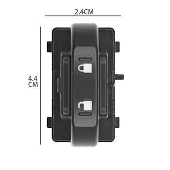 Središnji prekidač zaključavanja za Ford F-150 Raptor 2009–2017 — ABS+elektronika, kompatibilan s 9L3Z-14028-AA, DWS212, SW7254, SW-7254