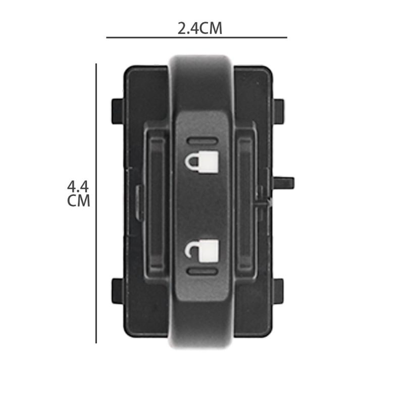 Središnji prekidač zaključavanja za Ford F-150 Raptor 2009–2017 — ABS+elektronika, kompatibilan s 9L3Z-14028-AA, DWS212, SW7254, SW-7254