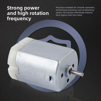 280 mikromotors centrālaj slēdzenei – DC vibrācijas motors durvīm, 5000 apgr/min, 3V, 0.8A, 5 momenta