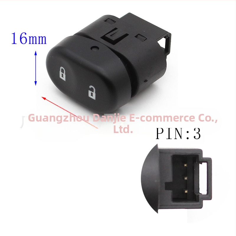 Chevrolet Malibu centrālā slēdzenes slēdža poga; bez zīmola; atbalsta autorizētās privātās zīmes